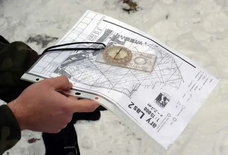 Carolina OK - orienteering map and compass